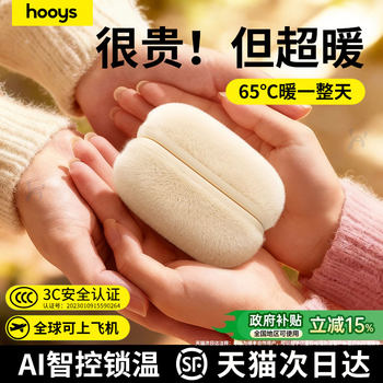 2026 New Hand Warmer, Handheld, 3C Certified, Explosion-Proof, Plush, Dual Magnetic Suction, 2-in-1 Mini Portable Self-Heating USB Hot Water Bottle, Rechargeable Hand Warmer, Gift for Children and Girls