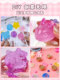 Sand Painting Scratch Art Children's Colored Sand Snowflake Clay Painting Paper Girls DIY Handmade Colored Sand Coloring Crystal Glue Dazzling Colors
