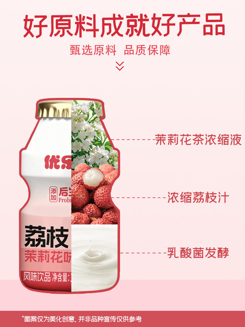 安享好物 安享E级含乳饮料-优乐多荔枝乳酸菌 国标 