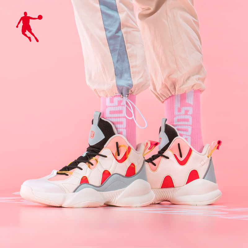 Jordan sneakers women's autumn and winter leather high-top casual shoes classic thick-soled dad shoes breathable non-slip basketball shoes women