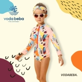 Брендовый детский купальник, солнцезащитный крем, лонгслив, подходит для подростков, в западном стиле