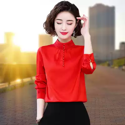 Chiffon shirt women long sleeve 2021 autumn new shirt foreign style temperament