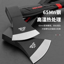 German ax high manganese steel firewood splitting artifact fire ax outdoor logging mountain splitting woodworking high
