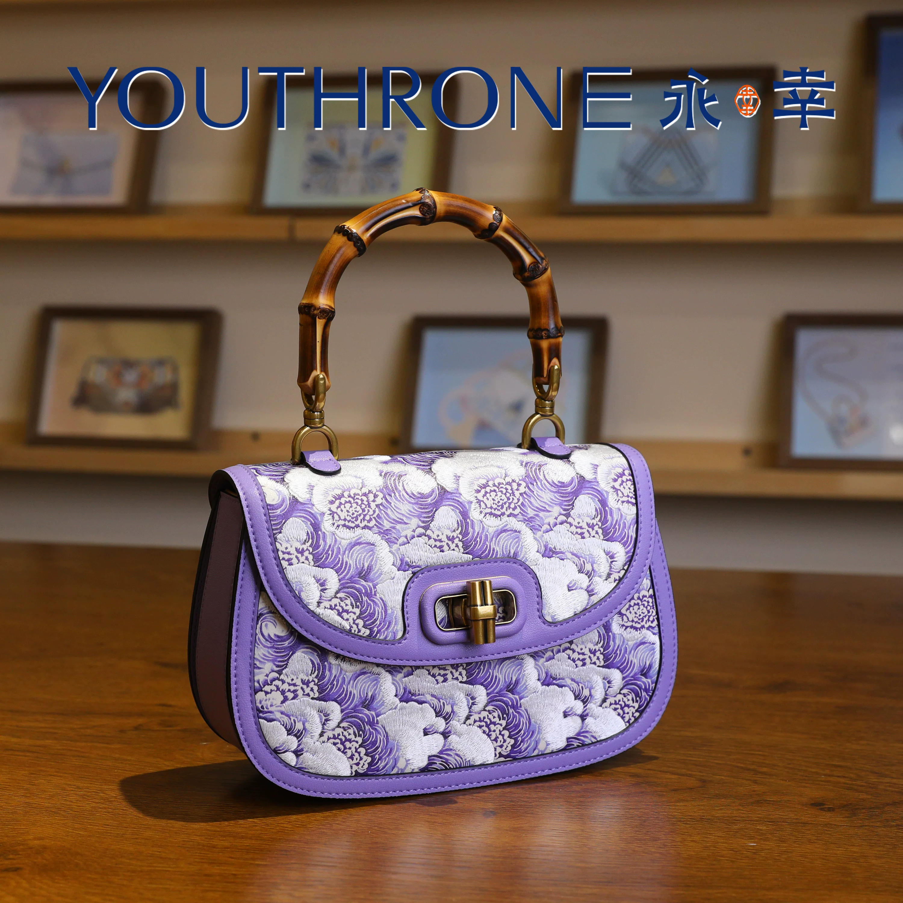 永幸 National BFG New Chinese Traditional Bamboo Hede Scholes Ti Guoguo Guobo Pattrafs Various Female Niche Shoulder Bags