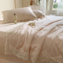 Late summer) Summer cool quilt Class A air-conditioned quilt thin quilt machine washable French summer double-sided Tencel cool and silky bedding