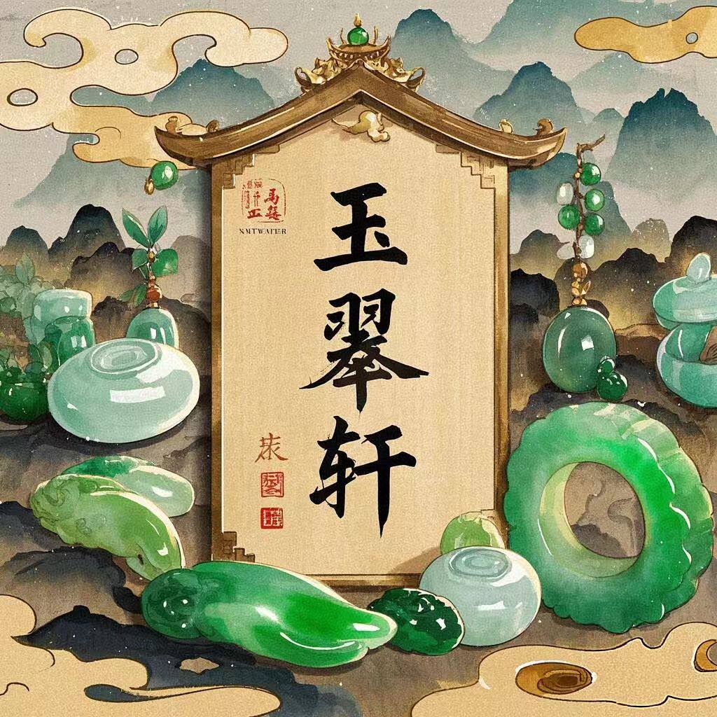 玉翠轩玉器店的LOGO
