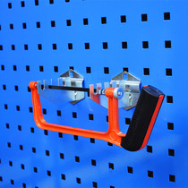 Saw adhesive hook metal square hole rack storage and finishing hardware hole board Workbench sawing Hacksaw display