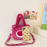 Зимняя клубника, мультяшная сумка через плечо, милый картхолдер, рюкзак