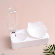 Cross-border cat bowl double bowl automatic drinking water bowl dog bowl water bowl anti-knock over rice bowl dog bowl pet supplies