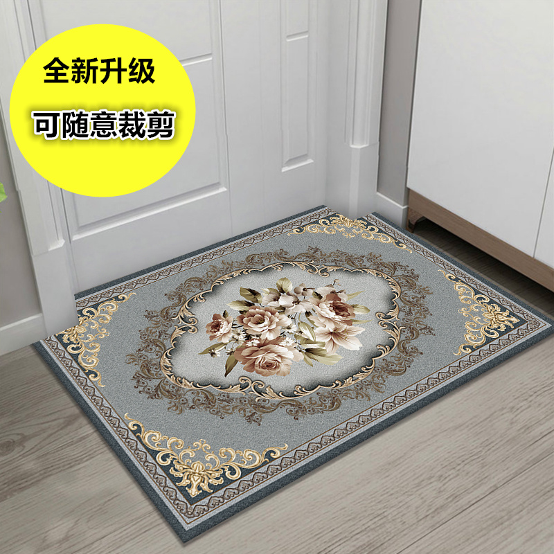 Nordic home doormat Door mat Rubable leave-in carpet Door entrance mat Absorbent non-slip household mat