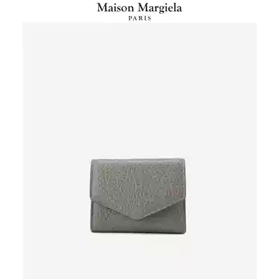 Maison Margiela magiela ladies minimalist solid color flap magnetic snap clip