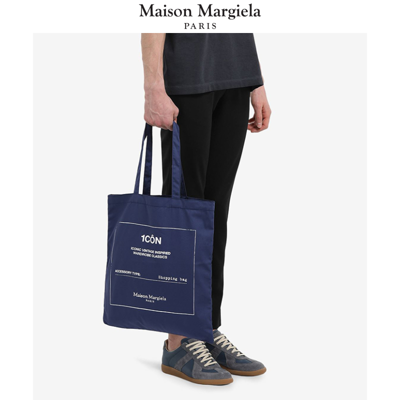 Maison Margiela 1CON Series Printed LOGO Canvas Bag Handbag