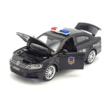 Warrior, металлическая полицейская машина, модель автомобиля со светомузыкой, игрушечная машина, масштаб 1:32