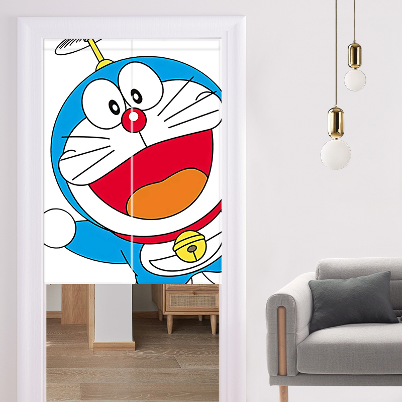 Cartoon Bites CAT DOOR CURTAIN CUSTOM PARTITION CURTAIN KITCHEN MACHINE CAT CLOTH CURTAIN BEDROOM LIVING ROOM FREE OF PUNCH SHELTER CLOTH-Taobao