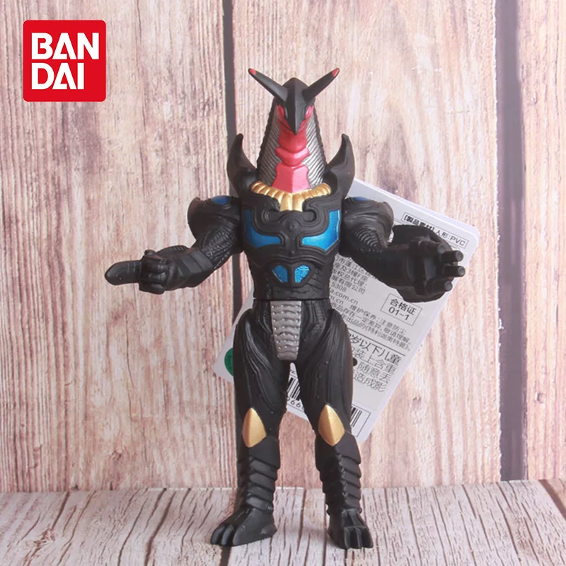 Bandai, Ultra, Ultraman Tiga, подвижный монстр, кукла из мягкой резины, игрушка