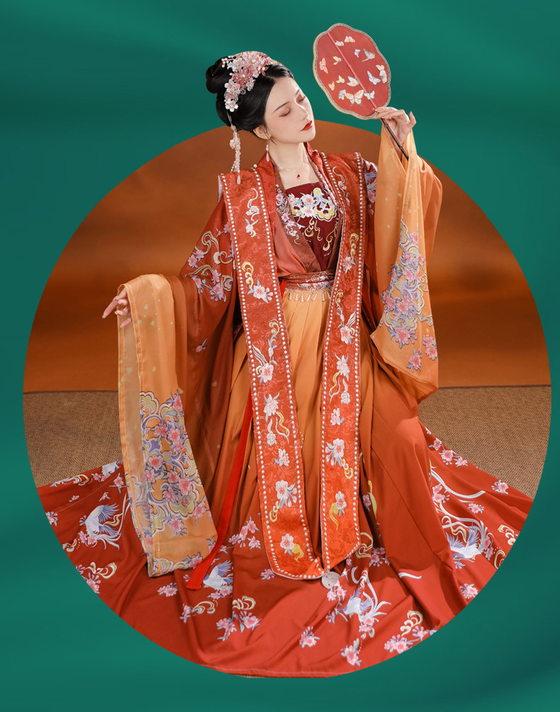 裳云兮 清平乐 宋制汉服 霞帔五套装 图8