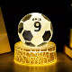 Graduation Season Birthday Gift for Boys Cristiano Ronaldo Messi Football Basketball Crystal Ball Luminous Crystal Ornament Souvenir