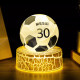 Graduation Season Birthday Gift for Boys Cristiano Ronaldo Messi Football Basketball Crystal Ball Luminous Crystal Ornament Souvenir