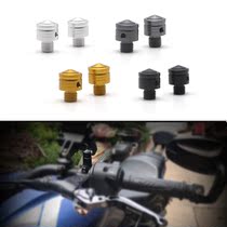 Motorcycle universal rearview mirror screw M10 * 1 25 cap decorative screw cover plug hole aluminum alloy fine teeth positive and negative