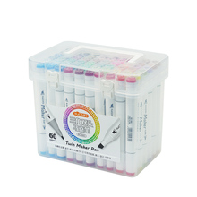 学子三角双头色全套马克笔