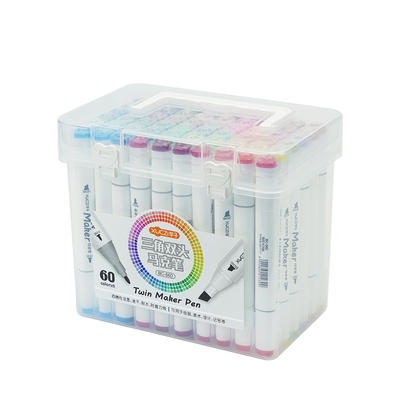 学子三角双头色全套马克笔