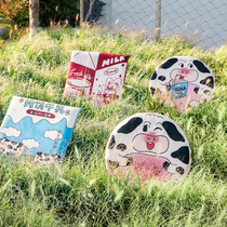 Creative cow cartoon cotton cushion chair office sedentary chair mat car for work-class student decoration