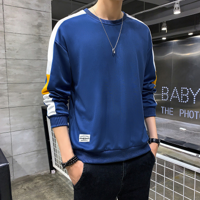 男士圆领T恤卫衣外套打底衫上衣服男装