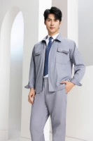 Серый летний полосатый топ с длинными рукавами