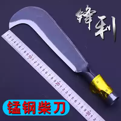 New high manganese steel hand-forged hacker outdoor road cutter cutting tree cutting bamboo scimitar hook sickle Farm material