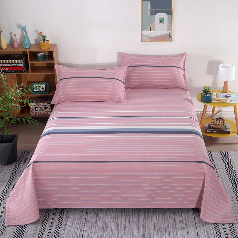 Thickened sheet single piece old coarse cloth encryption double single student dormitory canvas kang single three-piece summer