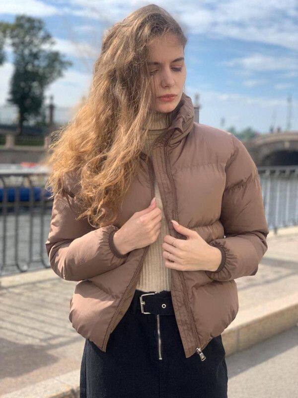 winter Cotton padded jacknet short coat for women winter short coat women