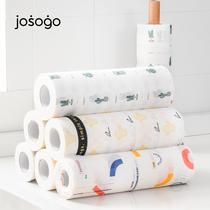 Lazy wipes dry and wet kitchen cleaning paper dishwashing cloth can be washed and thickened disposable household non-stained oil
