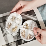 Коробочка для хранения, антиокислительная портативная коробка для хранения, система хранения для путешествий, серьги, изысканный маленький аксессуар