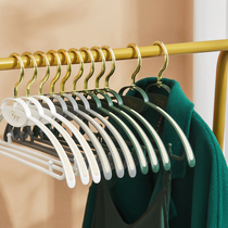 Light luxury clothes rack stained clothes hanging on hanging clothes hanging on shoulder-proof corner anti-skid