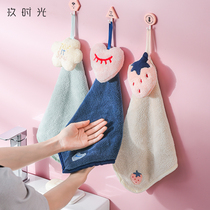 Wipe the handkerchief and hanging kitchen toilet towel cute home can't remove the hair with a rag and wipe the hand cloth to suck the water