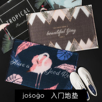 Jiu time entrance door floor mat household entrance non-slip mat porch foot mat water-absorbing soil honeycomb carpet