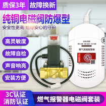 Gas leak alarm shut-off valve Household kitchen Natural gas gas liquefied gas automatic shut-off solenoid valve