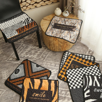 Minshun chair cushion Four round cushions office for a long time seat cushion car seat butt cushion indoor stool upholstered