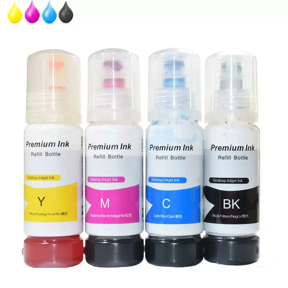 Чернила 544 для Epson L3150 L3110 104 502 512 504 Ink Ecotank P