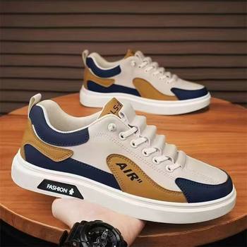 2025 autumn and winter soft leather anti-slip waterproof casual sneakers