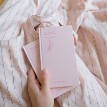 MaisonPromenade peach powder Tulip free list hand account book Handbook girl simple sour-free paper