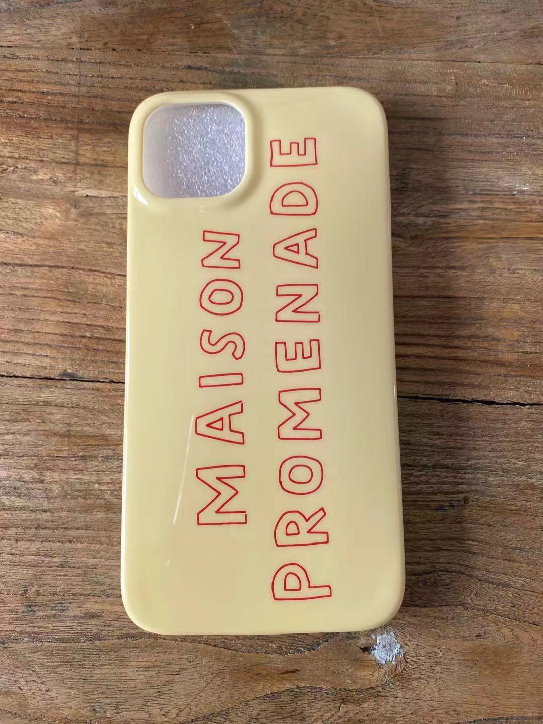 Maison Promenade flaw iPhone liquid silicone transparent mobile phone protective shell Asymptotic Color Milk Oil Color