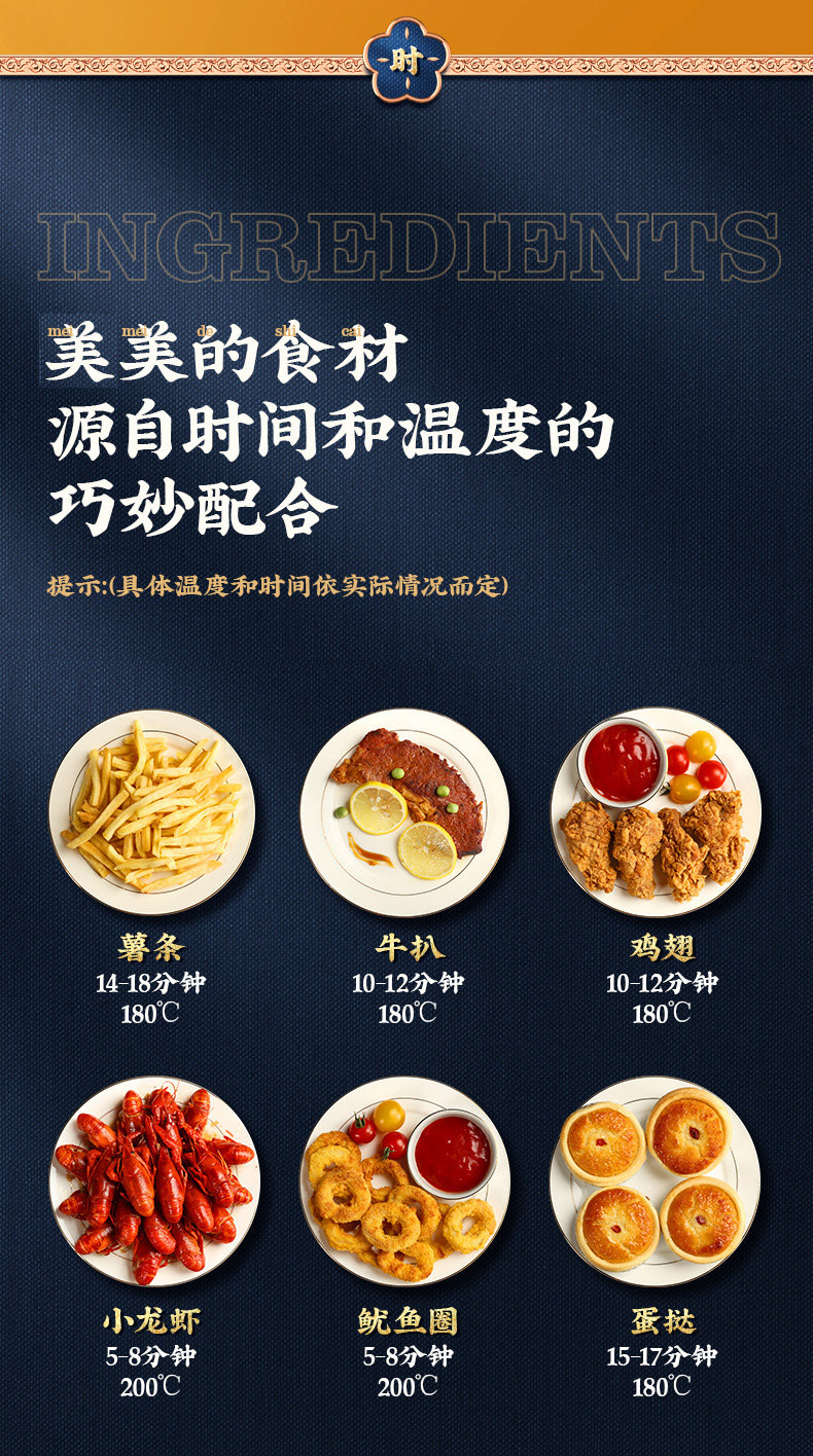 长虹 电脑版 智能无油空气炸锅 5L大容量 图8