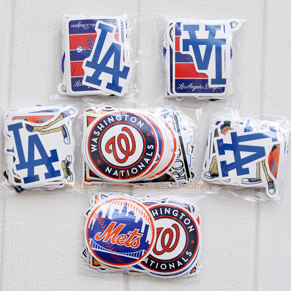 MLB道奇红袜贴纸，个性定制你的运动装备！🌟-更多棒球配件-淘宝好物网, image size:1000x1000