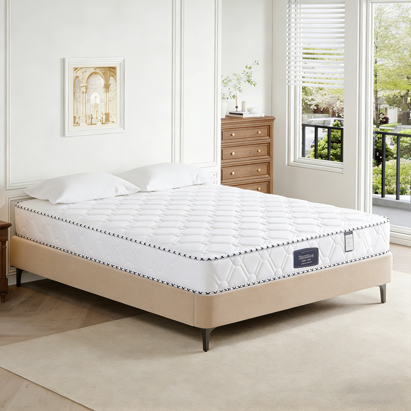 Spring Mattress, Dual-Use Soft and Hard, 20cm Thick, for Home Bedroom, Latex Soft Pad, Hard Coconut Palm, Independent Springs, Suitable for Rental Housing
