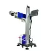 Automatic on-line flying assembly line laser marking Fiber co2 laser engraving Batch date coding and cutting plotter