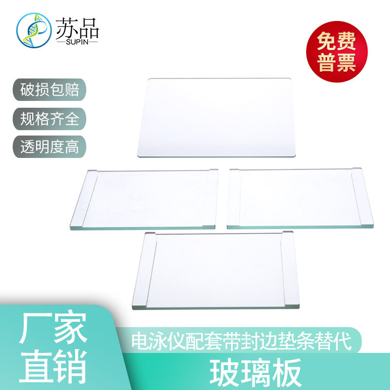 Western Blot 短玻璃板 替代伯乐 WB蛋白电泳制胶用玻璃板垂直槽