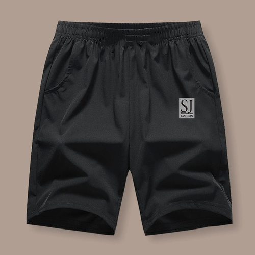 Летние шорты, тонкие мужские пляжные шелковые штаны для отдыха, свободный крой