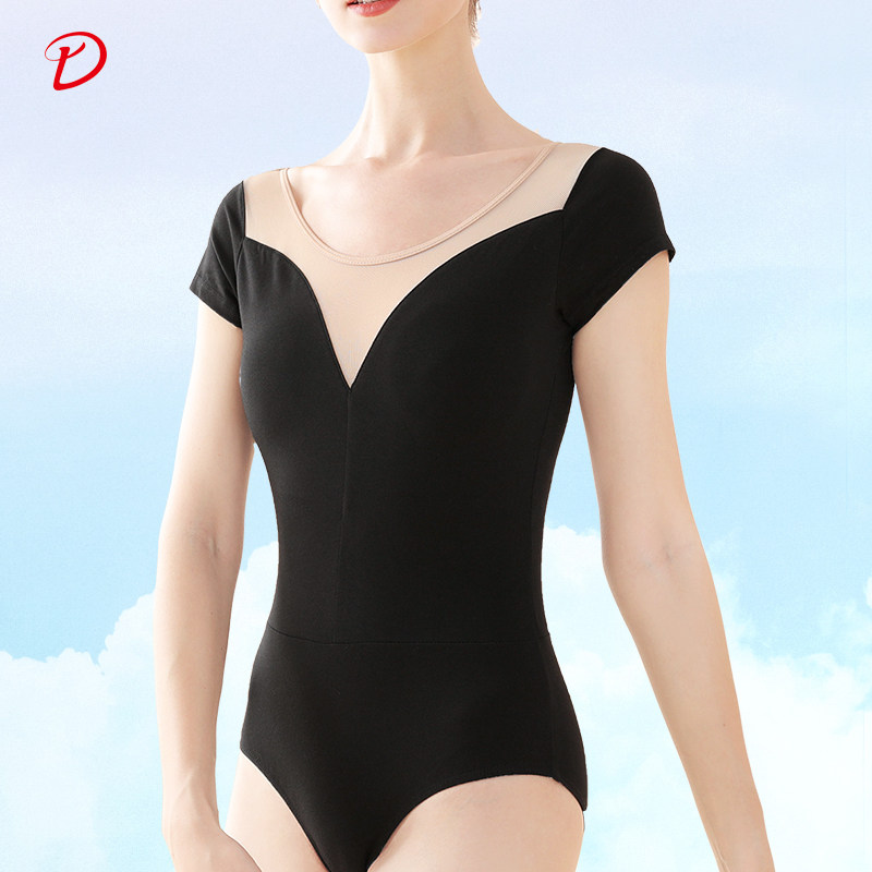 Dance Suit Adult Female Gymnastic Body Ballet Dancer With Summer Short Sleeve Even Body Base Precepts Teacher Class Clothes