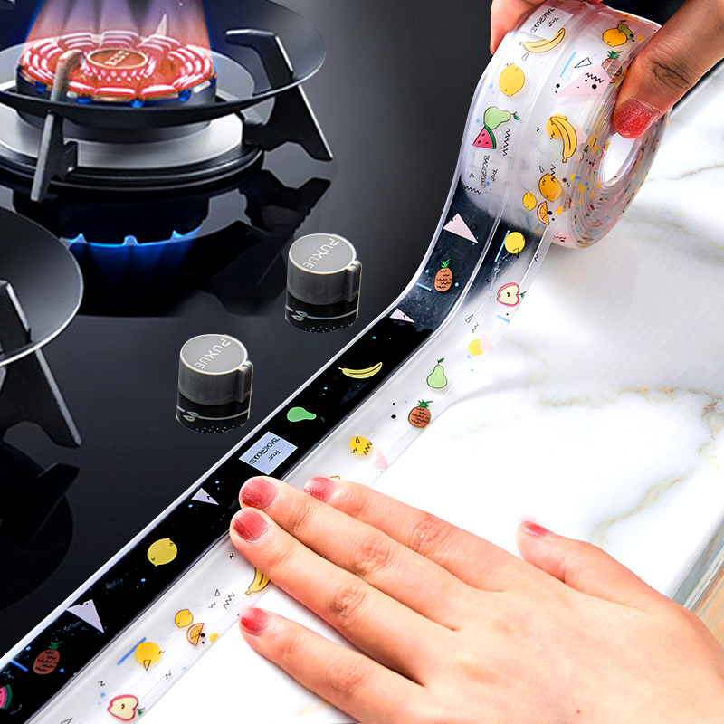 Beauty Stitches Kitchen Waterproof Bench Edge Greaseproof Stickers Hearth Bathroom DRESSING ROOM SINK WATER-PROOF MOISTURE-PROOF STRIPS